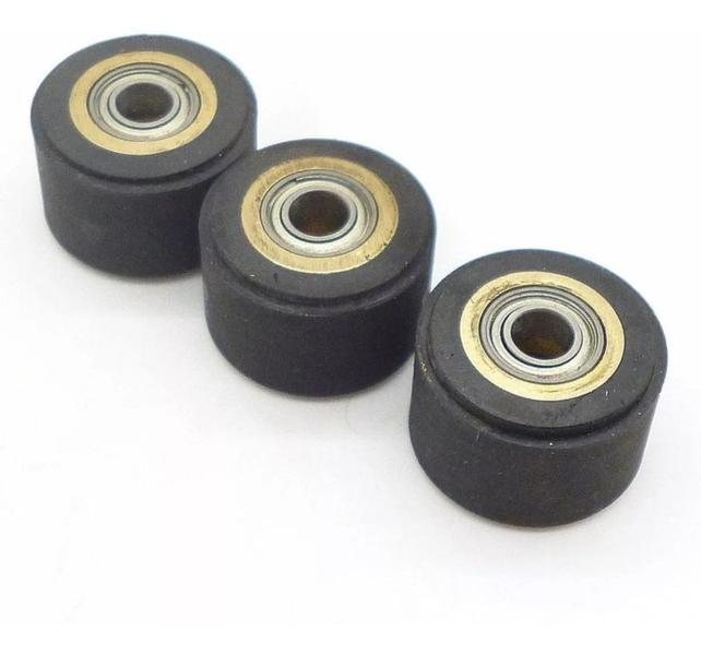 Imagem de 2 Roletes Para Plotters Na Medida De 3x11x16 Mm