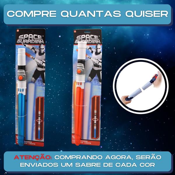 Imagem de 2 Sabre De Luz Star Wars 2 Em 1 