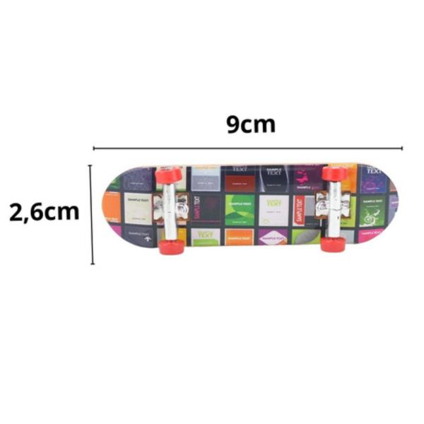 Imagem de 2 Skate De Dedo C/lixa Fingerboard +pcs Brinquedo barato