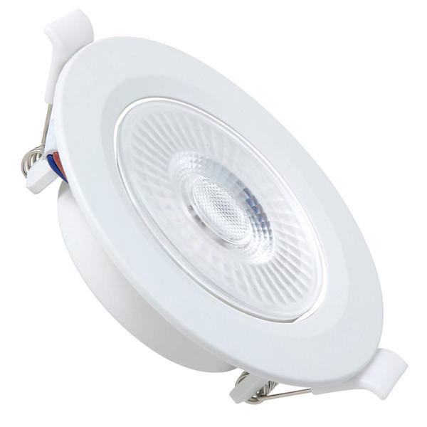 Imagem de 2 Spot Led Redondo Embutir 3w Branco Neutro 4100k  Blumenau