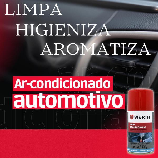 Imagem de 2 spray Limpa Higieniza Aromatiza Ar-condicionado Automotivo Wurth