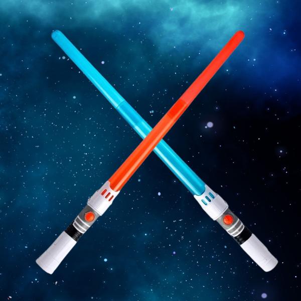 Imagem de 2 Star Wars Sabre Espacial+pilhas C/ Luz E Som