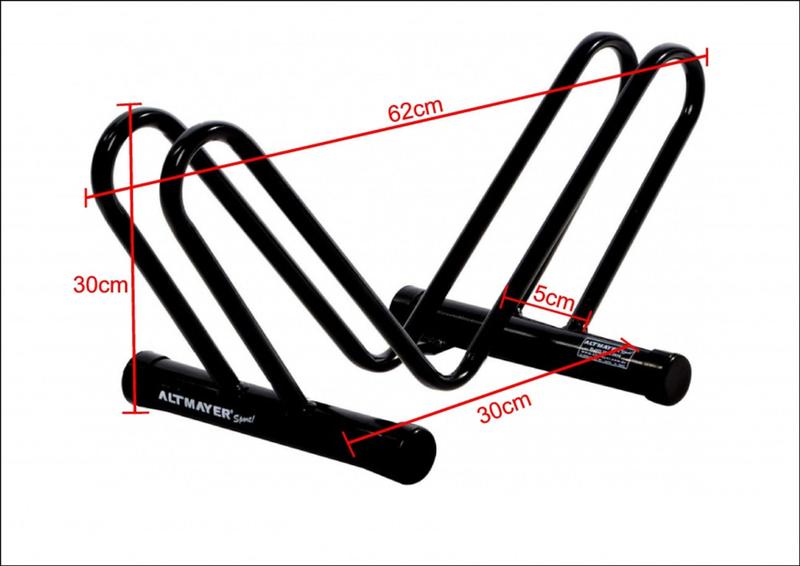 Imagem de 2 Suporte Bicicletário De Chão 01 Bicicleta Altmayer Al-114