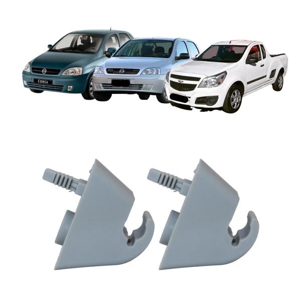 Imagem de 2 Suporte Quebrasol Parasol Corsa Hatch Corsa Sedan Montana Meriva 2002 a 2012