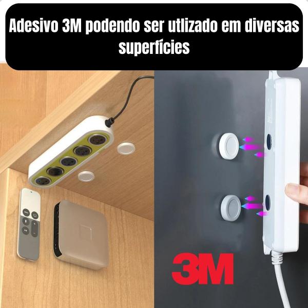 Imagem de 2 Suportes Magnético Parede Controle Remoto Imã Universal