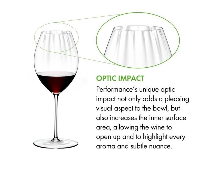 Imagem de 2 Taças de Vinho Riedel Performance Shiraz Syrah Cristal