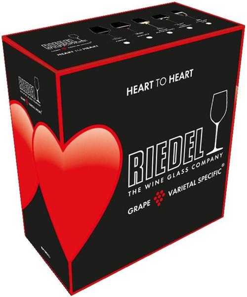 Imagem de 2 Taças Riedel Cristal Heart to Heart Pinot Noir 770ml Vinho