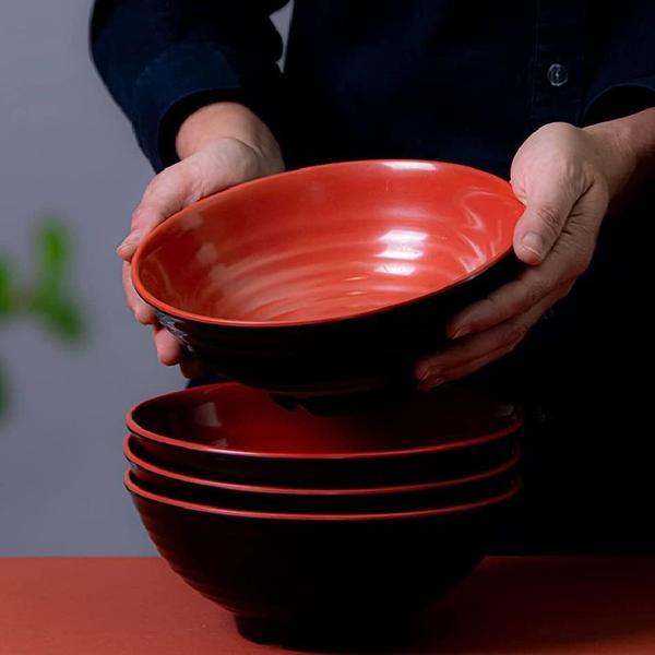 Imagem de 2 Tigela Japonesa Bowl 1L em Melamina 1000ml