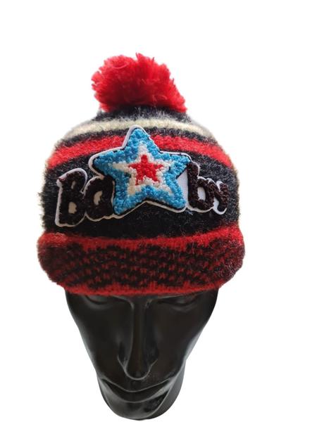 Gorro Infantil Com Pompom - Forro Quente Para Crianças 2-12 Anos