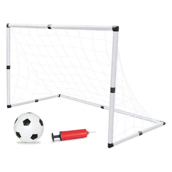 2 Trave Golzinho Futebol Infantil Bola Rede Fácil Esporte - DM Toys Imagem de 2 Trave Golzinho Futebol Infantil Bola Rede Fácil Esporte