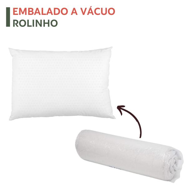 2 Travesseiros Natural Látex Alto - Duoflex Imagem de 2 Travesseiros Natural Látex Alto - Duoflex
