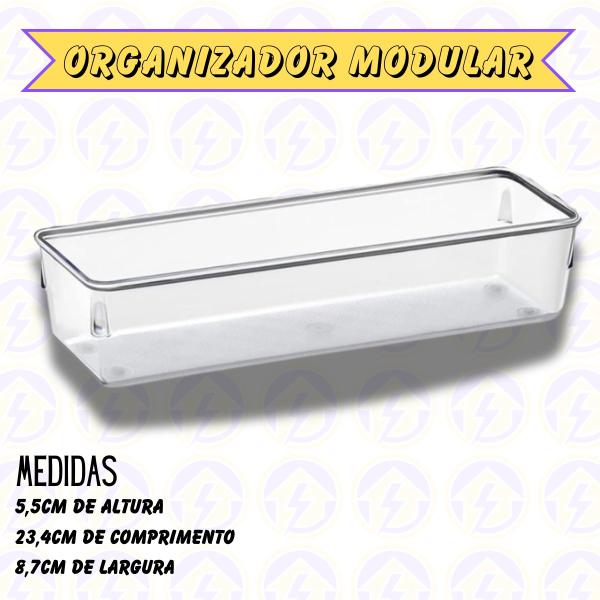 2 UN Organizador Multiuso Porta Maquiagem Potatil Empilhavel - PLASTUTTI Imagem de 2 UN Organizador Multiuso Porta Maquiagem Potatil Empilhavel
