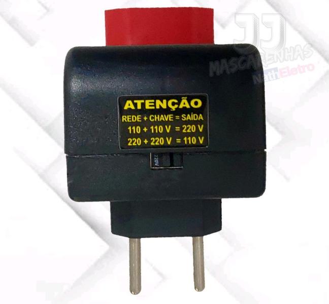 Imagem de 2 un. Transformador de energia conversor 60va (50w) 127/220v