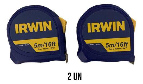 Imagem de 2 Un Trena Profissional 5mt Irwin  Iw13947 5m/16ft Kit C 2