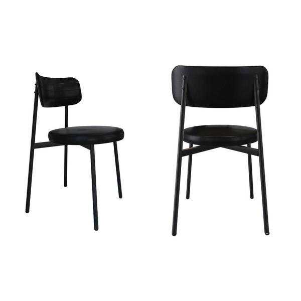 2 Unidades Cadeira Kyta fixa C/4 Pés 50 X 44,7 X 83,8 cm - Compace Imagem de 2 Unidades Cadeira Kyta fixa C/4 Pés 50 X 44,7 X 83,8 cm