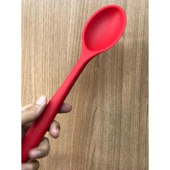 Imagem de 2 Unidades Colher De Silicone Grande 27 Cm Para Arroz Panela de Teflon Antiaderente