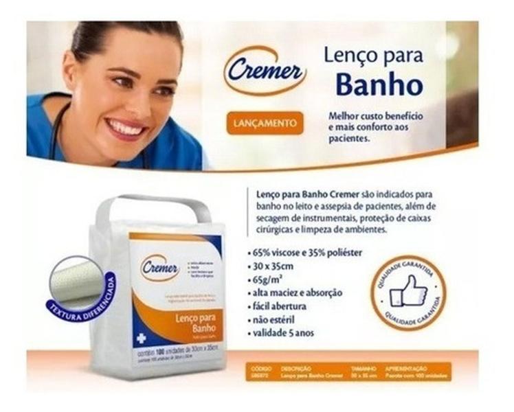 Imagem de 2 Unidades de Lenço para Banho Cremer