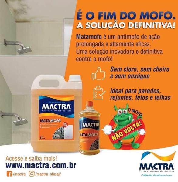 Imagem de 2 Unidades Mata Mofo 900ml Mactra - Elimina 100% Mofo Não Volta