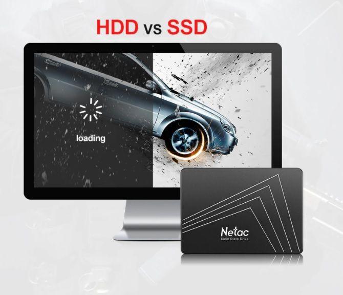 Imagem de 2 UNIDADES - NETAC SSD 960GB SATA3 Memoria Para Notebook, PC e Consoles / Leitura: até 535 mb/s - Gravação: até 510 mb/s