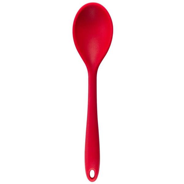 Imagem de 2 Utensílios Cozinha Mexer Molhos Colher + Espátula Silicone