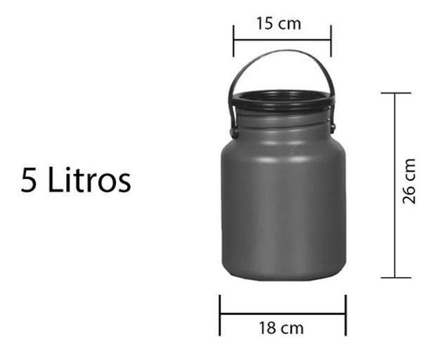 2 Vasilhames Leite Bombona Plástico 5 E 10 Litros Injesul Imagem de 2 Vasilhames Leite Bombona Plástico 5 E 10 Litros Injesul