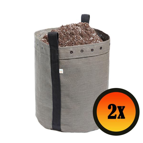 Imagem de 2 Vasos De Plantas De Tela 20 Litros - King Pot