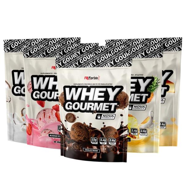 Imagem de 2 Whey Protein Gourmet Refil - 907g Fn Forbis - Original