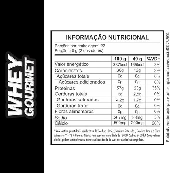 Imagem de 2 Whey Protein Gourmet Refil - 907g Fn Forbis - Original