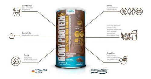 Imagem de 2 X Body Protein Cacau 600g Equaliv 