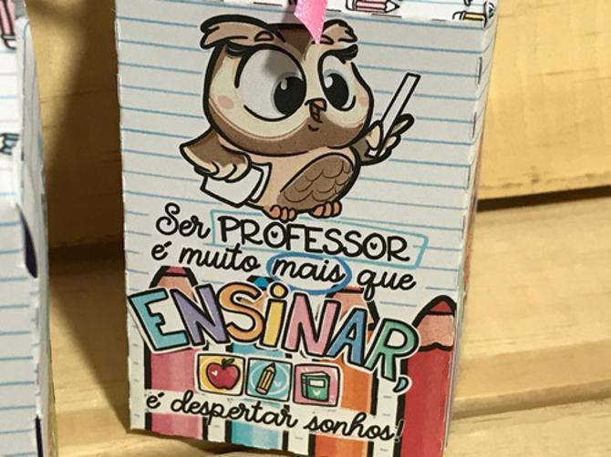 Imagem de 20 Caixinha Dia Dos Professores Lembrancinha Professores