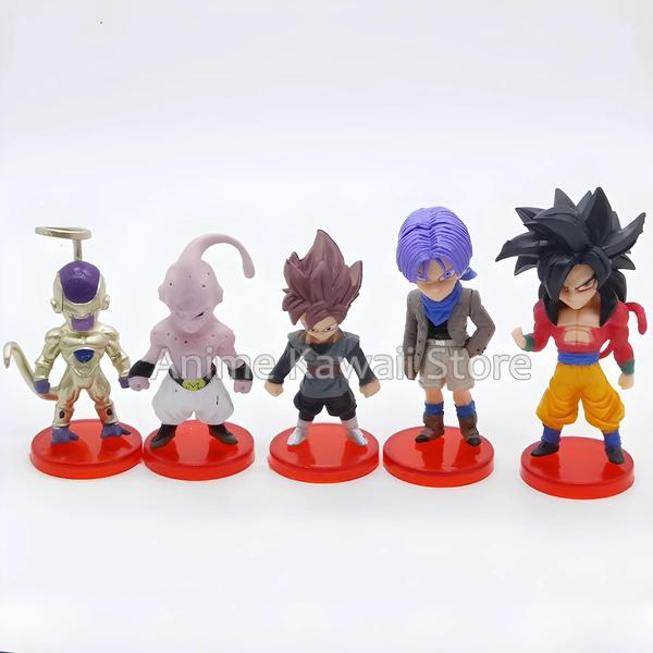 Imagem de 20 Figuras de PVC de Dragon Ball Super - Goku, Vegeta, Majin Buu, Freeza, Beerus, Whis e Gotenks