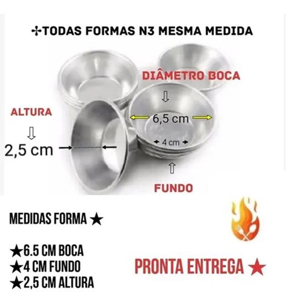 Imagem de 20 Formas Para Empadinha N3 Alumínio EFICAZ  (ENVIO RÁPIDO ) Doces e salgados!