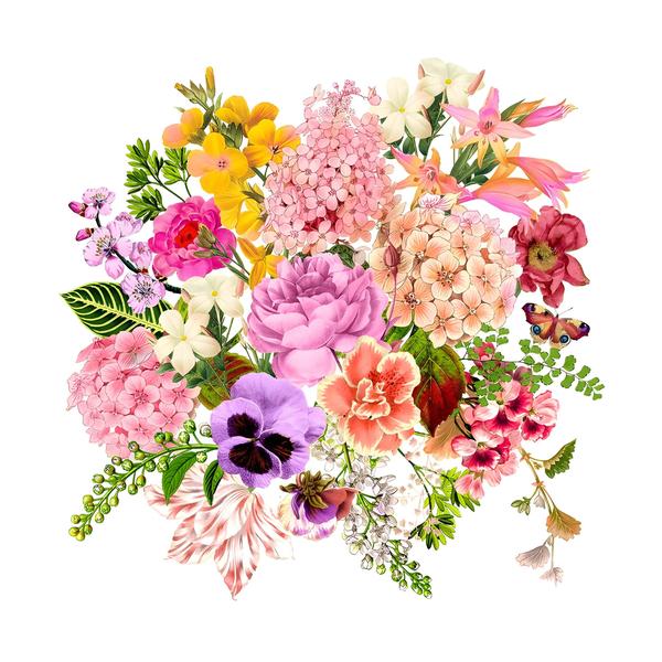 Imagem de 20 Guardanapos para Decoupage Ambiente Flower Bouquet