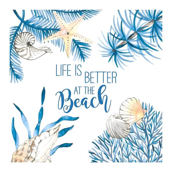 Imagem de 20 Guardanapos para Decoupage Ambiente Ocean Life Is Better