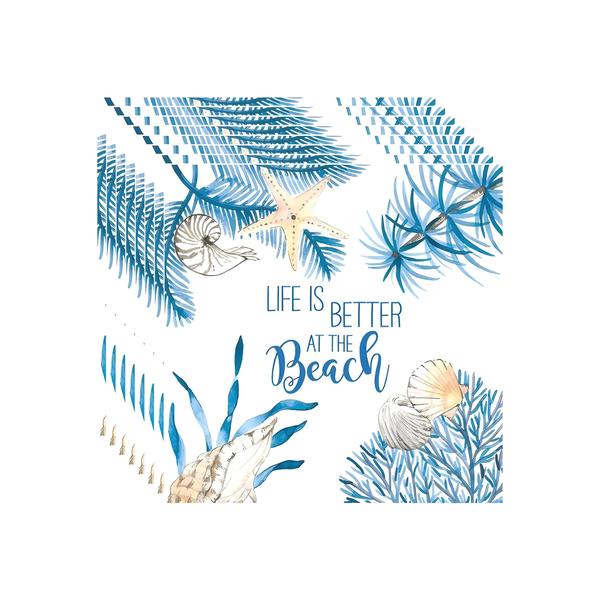 Imagem de 20 Guardanapos para Decoupage Ambiente Ocean Life Is Better