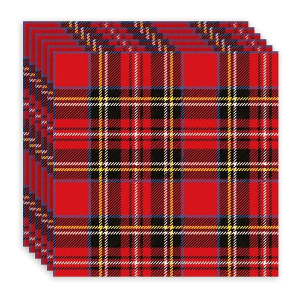 Imagem de 20 Guardanapos Para Decoupage Ambiente Scottish Red