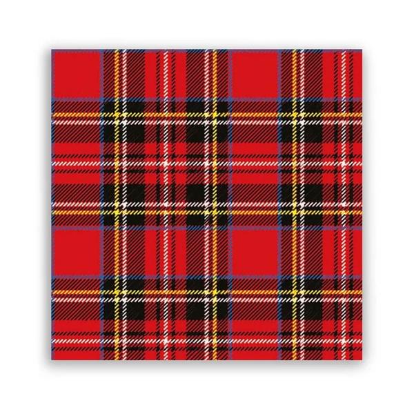 Imagem de 20 Guardanapos Para Decoupage Ambiente Scottish Red