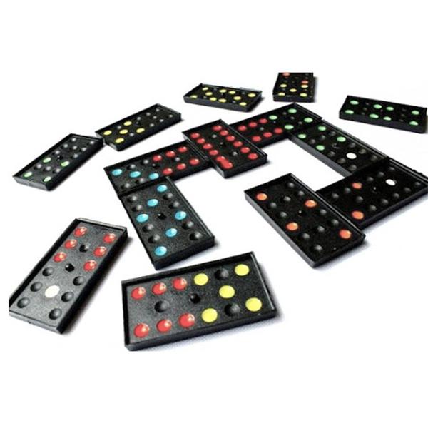 20 Jogos Estojo Dominó Plástico Brincar Festa Brinquedo - LM Imagem de 20 Jogos Estojo Dominó Plástico Brincar Festa Brinquedo