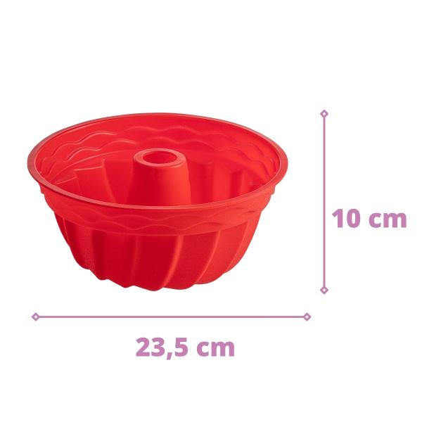 Imagem de 20 Kit Forma Cupcake + Forma Espiral Sortida Pudim Silicone