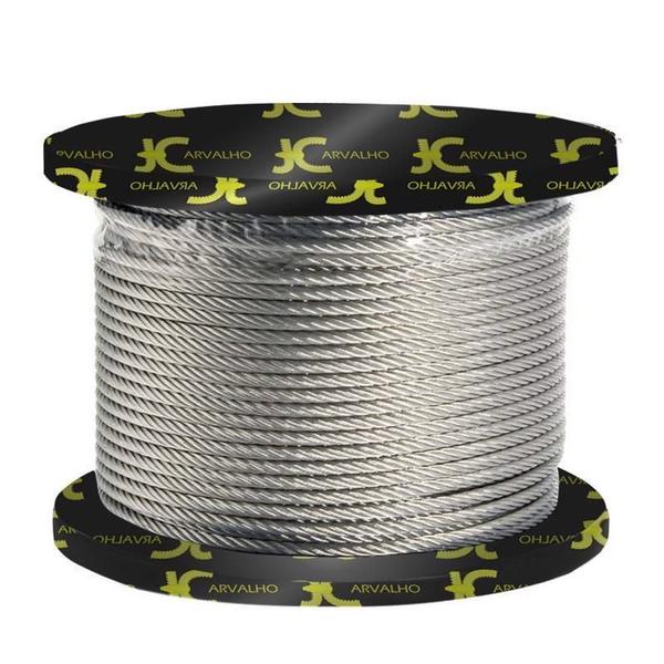 20 Metros De Caço De Aço Galvanizado 7/16 6X19 Af 11,1Mm - Marca Conversao Imagem de 20 Metros De Caço De Aço Galvanizado 7/16 6X19 Af 11,1Mm