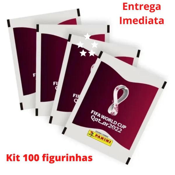 Imagem de 20 Pacotes Kit Com 100 Figurinhas Da Copa Qatar 2022