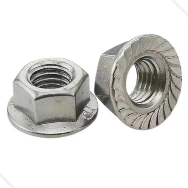 Imagem de 20 Parafusos Martelo T Inox 304 / M8x30mm / Porcas Flange M8