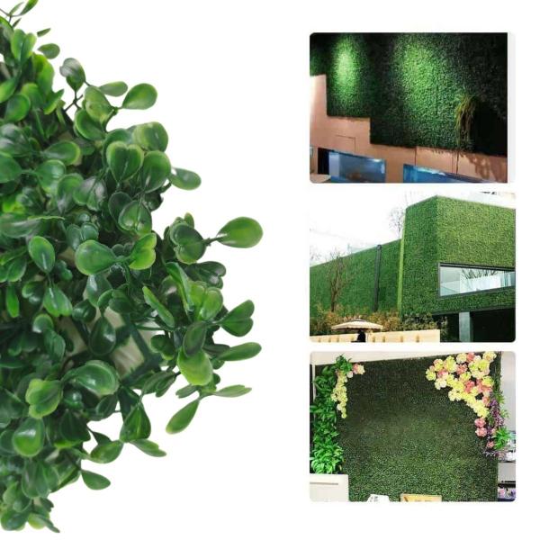 20 Placa De Grama Buchinho Artificial (40x60cm) Muro Inglês Vertical - Vai de Tech Imagem de 20 Placa De Grama Buchinho Artificial (40x60cm) Muro Inglês Vertical
