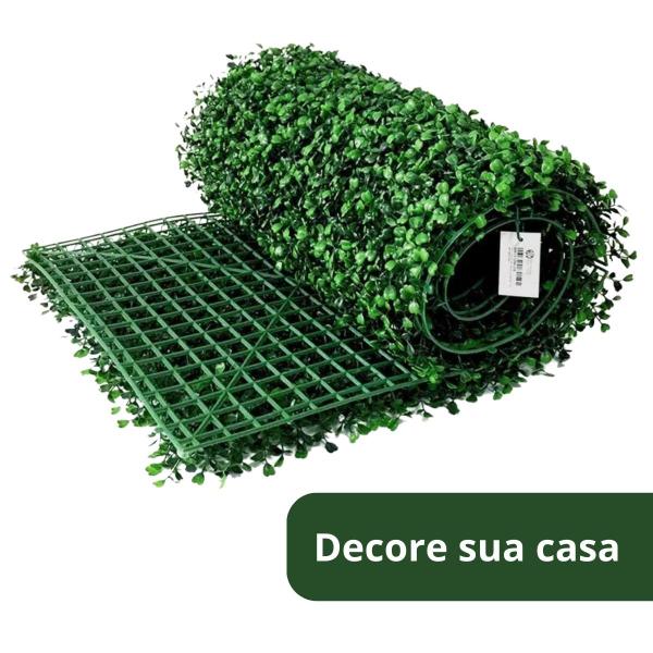 20 Placa De Grama Buchinho Artificial (40x60cm) Muro Inglês Vertical - Vai de Tech Imagem de 20 Placa De Grama Buchinho Artificial (40x60cm) Muro Inglês Vertical