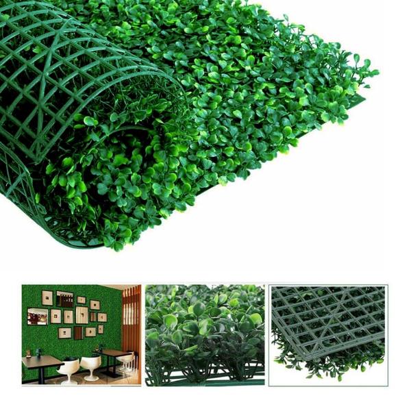 20 Placa De Grama Buchinho Artificial (40x60cm) Muro Inglês Vertical - Vai de Tech Imagem de 20 Placa De Grama Buchinho Artificial (40x60cm) Muro Inglês Vertical