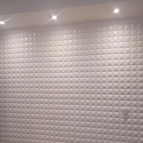 Imagem de 20 Placas Revestimento 3d Pvc Decorativa Alto Relevo 50x50 