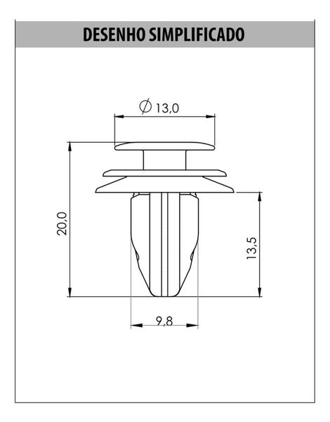 Imagem de 20 Presilha Coluna Interna Traseira C Camry Corolla Rav4 Sw4