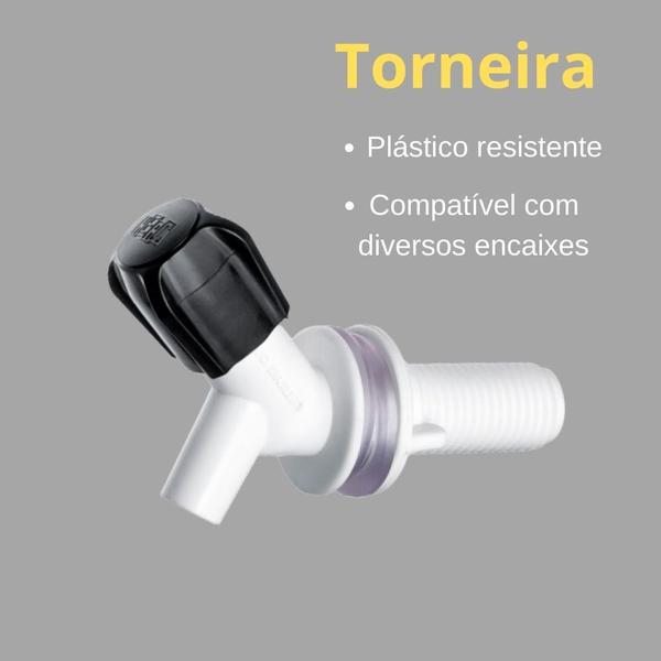 Imagem de 20 Unidades Torneira 5/8 Simples Jardim Filtro D'água Balde Fermentador Lavatório