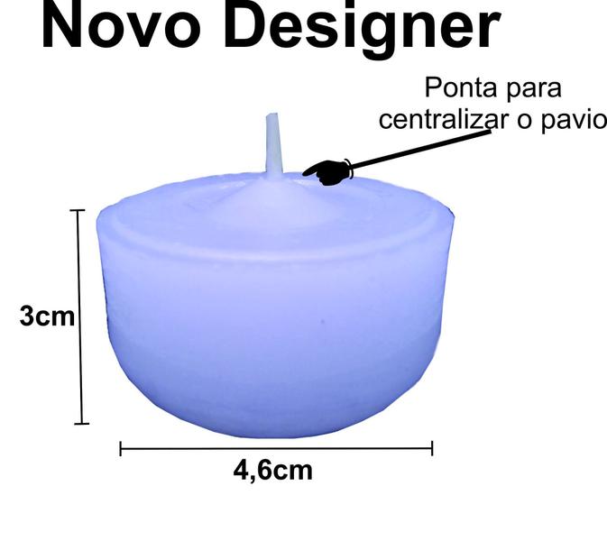 20 Velas Flutuantes para decoração de Taças e vidros - Encanto Velas Decorativas Imagem de 20 Velas Flutuantes para decoração de Taças e vidros