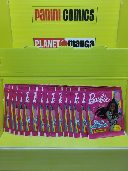 Imagem de 200 Figurinhas Barbie Aniversário 65 Anos, Panini = 40 Envelopes